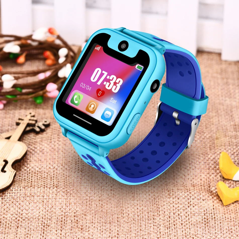 LIGE Новые водонепроницаемые умные часы LBS умные часы для ребенка детские часы для детей SOS Вызов локатор местоположения для Android IOS
