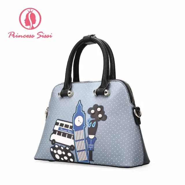 Princess Sissi Fashion Crossbody Bags 2017 Gray Soft Woman Handbag Princess Sissi Fashion Crossbody Bags 2017 Gray Soft Woman Handbag Designers Brand Luxury High Quality Pu