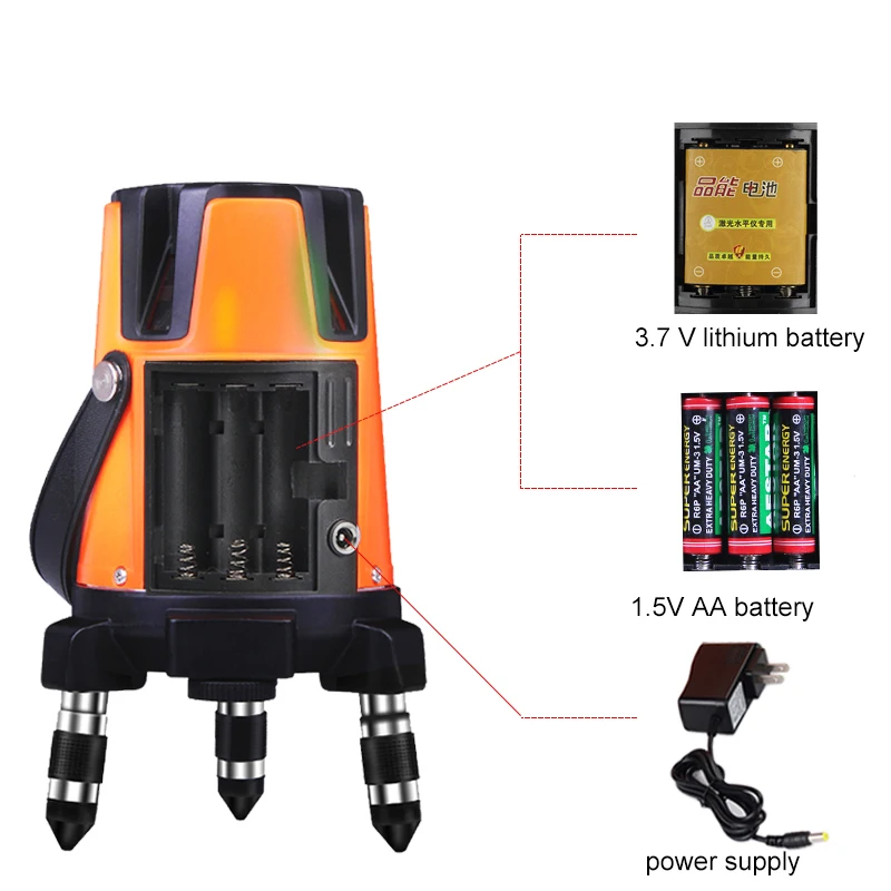5Lines 6points Outdoor Laser Level Self-Leveling 360 rotary Cross Line Lazer Level Tool slash function tripod level 5Lines 6points Outdoor Laser Level Self-Leveling 360 rotary Cross Line Lazer Level Tool slash function tripod level