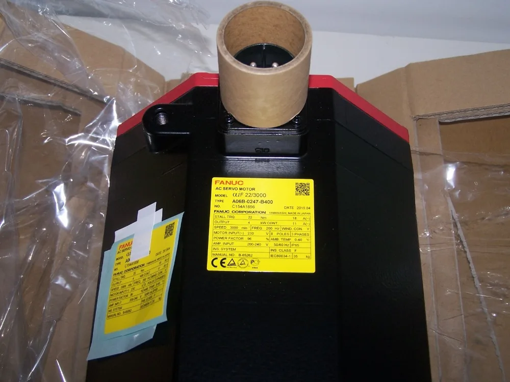 Fanuc AC Серводвигатель Alpha iF 22/3000 A06B-0247-B400 для станка с ЧПУ