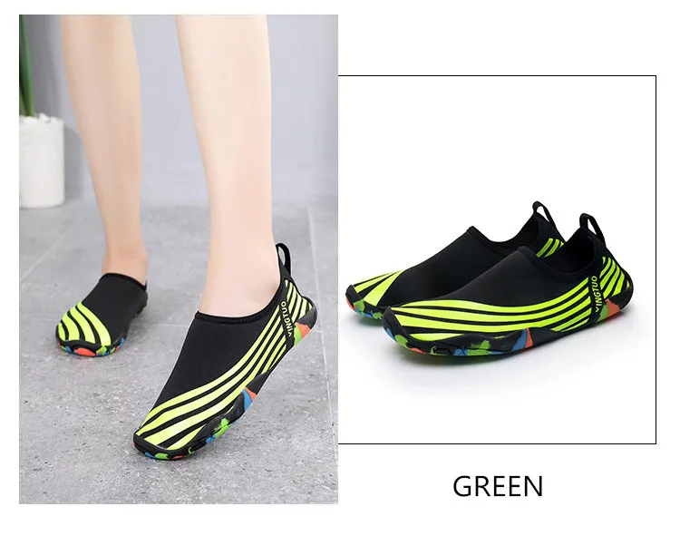 Esporte de Água ao ar Sapatos de Natação Descalço à Beira-mar Livre Sapatos Unissex Latente Wading Condução Fitness Lazer Água Praia Tênis 14 unissex latente wading sapatos de natação condução