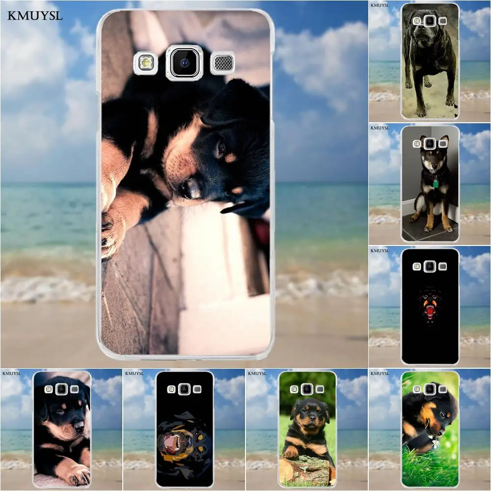 

Kmuysl TPU Hipster Case For Samsung Galaxy A3 A5 A7 J1 J2 J3 J5 J7 2015 2016 2017 Rottweiler Dog Brand