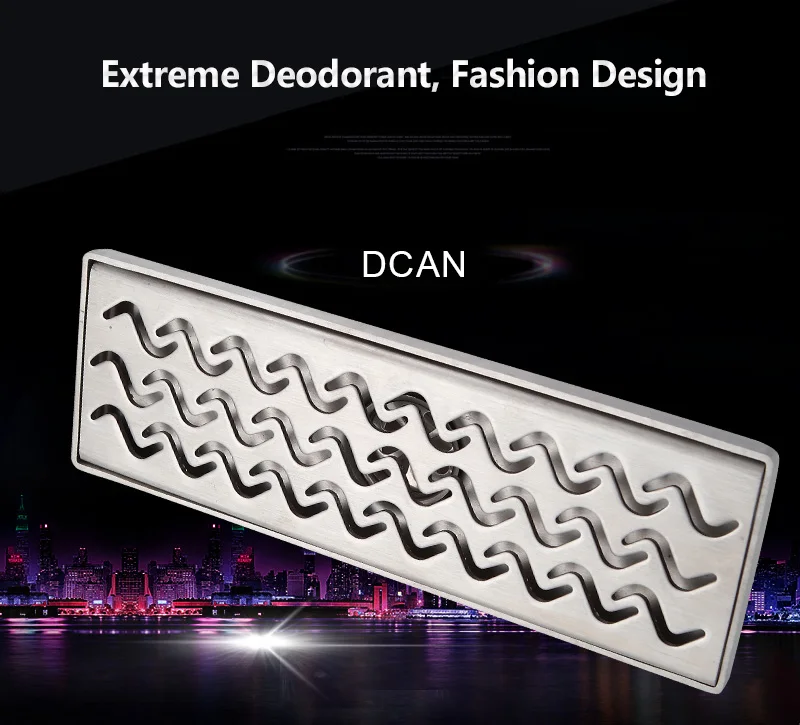 Drains Drain Colander Floor Drain Anti-odor 3010cm SUS304 Drains Bathroom invisible Shower Drainer Floor Drain Covers Strainers (1)