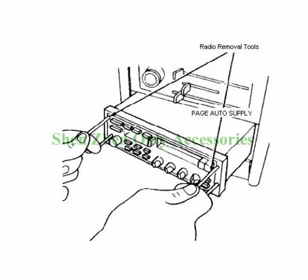 Car Radio Removal Keys Tool For Ford Peugeot Renault Nissan (4)