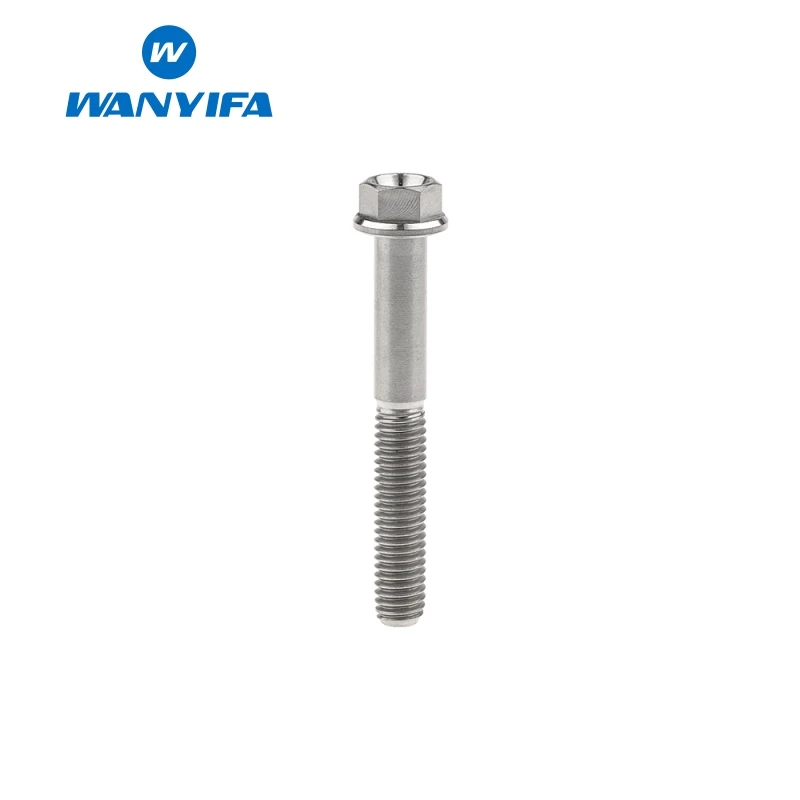 M6X50 Wanyifa Винт С Титановым болтом M6x10 15 20 25 30 35, 40 45 50 55 60 65 70 75 80 90 мм Ювелирные наборы с маленьким разъем под шестигранную головку для велосипедного тормоза - Цвет: M6X50
