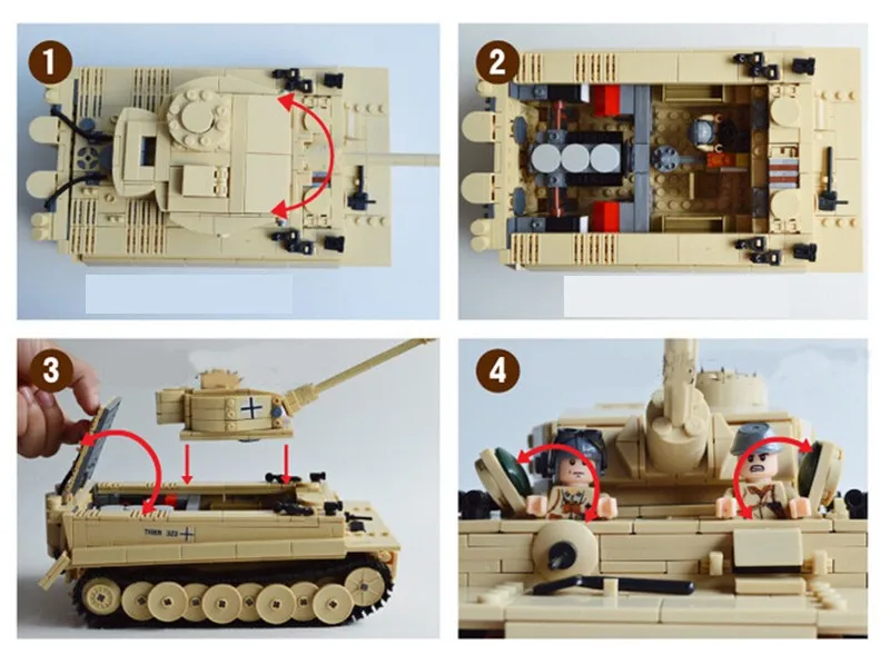 995pcs-Century-Military-Building-Blocks-German-King-Tiger-Tank-Model-Enlighten-Blocks-Education-Toys-Compatible-TY0052 (2)
