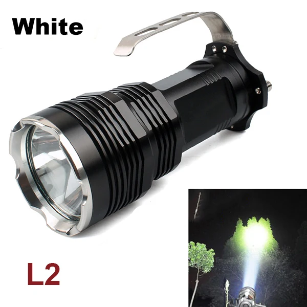Портативный светодиодный фонарь для охоты, фонарь CREE, XM-L2, желтый, дальний, тактический фонарь для охоты на открытом воздухе - Испускаемый цвет: L2