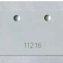 600 шт. многоразовые ПВХ uhf rfid обувь теги два отверстия с принтом Номер id