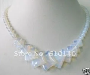 6 шт X00 @ 67L Очаровательное ожерелье из лунного камня|stone necklace|necklace necklacemoonstone necklace |