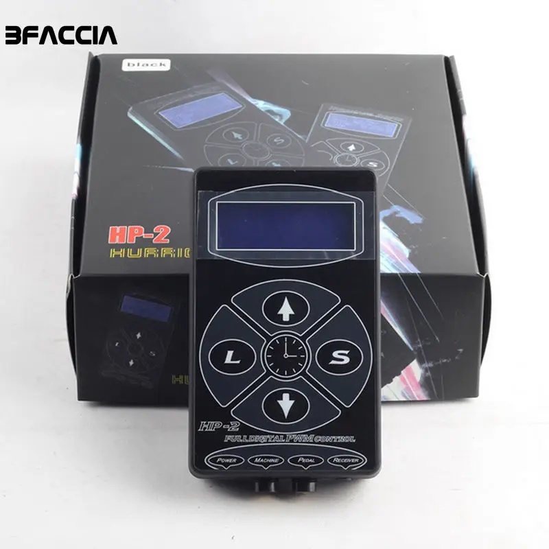 

Bfaccia Tattoo Power Supply Upgrade Tattoo Machine HP-2 Intelligent Digital LCD Makeup Dual Power Tattoo Supplies Set