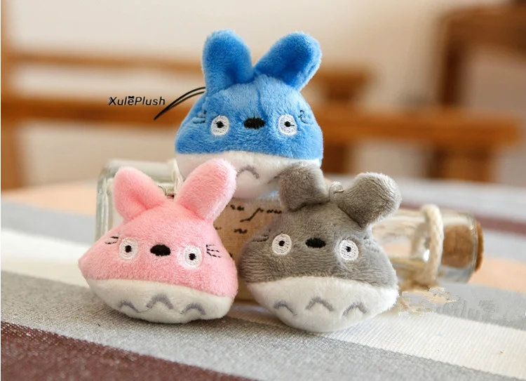 

Cute 3Colors - Little Mini 4CM Plush Stuffed Animal CAT TOY DOLL , Small kid's key chain Pendant plush toys