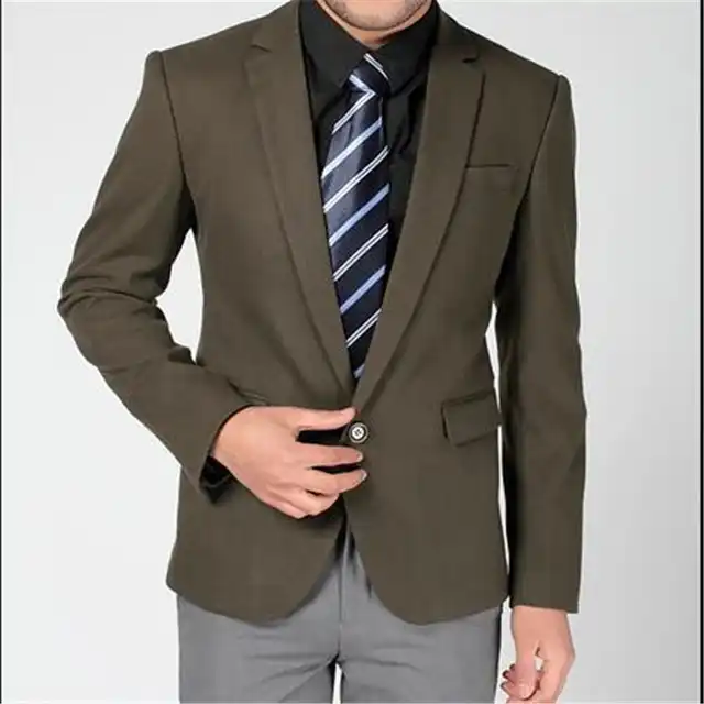 Tpsaade بدل رجالي من قطعتين بليزر 2020 للربيع بزر واحد بدلة رجالية ضيقة غير رسمية جاكيت بنطلون من S إلى 6xl سترة شتوية بدلة Aliexpress