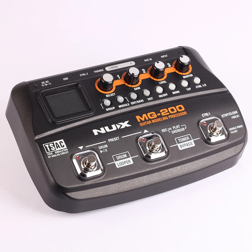 Free shipping electric guitar effector, multi function guitar digital