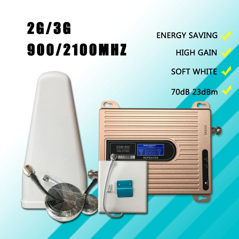 Двухдиапазонный усилитель сотового сигнала 3G 2G 900 2100 GSM WCDMA LTE|Усилители сигнала| |