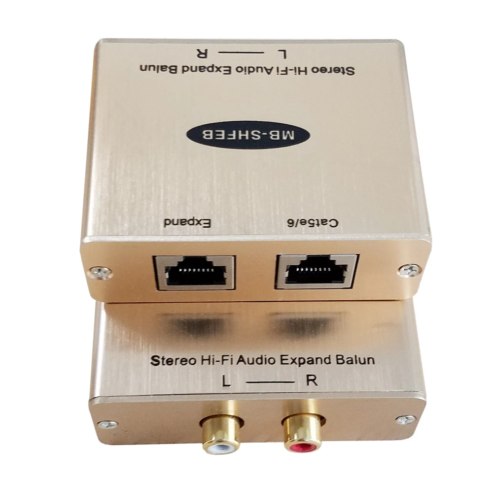 Hi Fi аудио приемник удлинитель стерео RJ45 выход RCA с 1 CH выход|Домашний кинотеатр| |