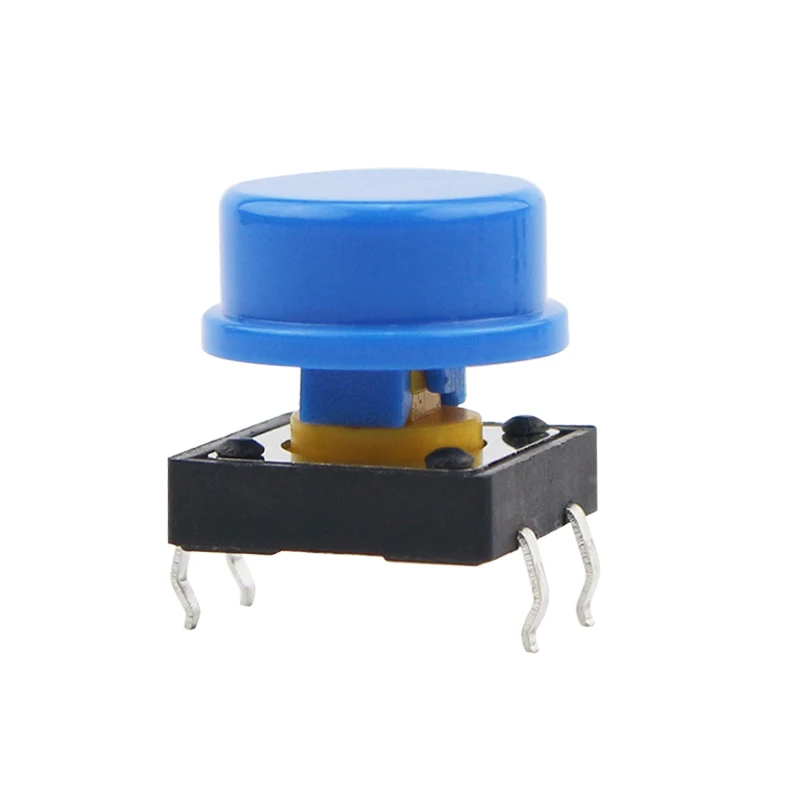 Клавиша переключения Module12 * 12 ** 7 4 контактный переключатель кнопка + шляпа черный