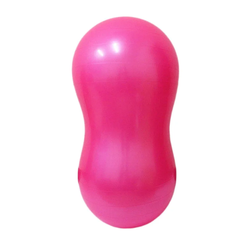 Мяч для йоги, упражнений 45 см, утолщенный взрывозащищенный мяч для йоги, арахиса, Кроссфит, фитнес, реабилитационный мяч для физической терапии - Цвет: Розовый