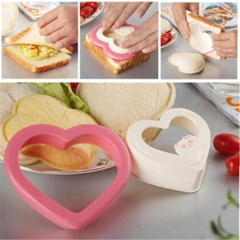Sandwich Mold Love Heart Shaped Bread Toast Making Mold Mould Toast