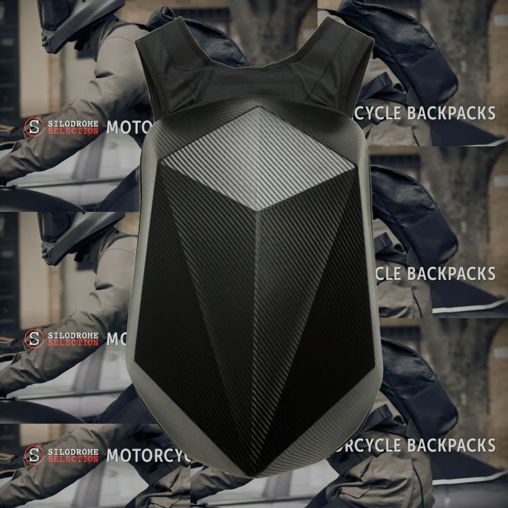 

New Design Moto Backpack Motorcycle Backpack cut surface diamond Backpack Motocross Knight Bag