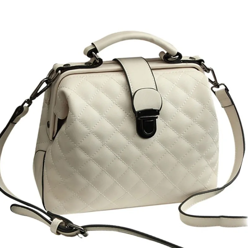 

2019 New Diamond women bag retro matte Doctor Bag Fashion diagonal portable shoulder bag women messenger bags