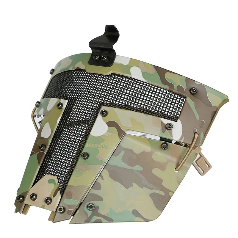 Tactical Airsoft Paintball Half Face Mask Use with Fast Helmet Mask