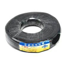 GB Чистый медный RVV3 3 ядра 0,12 квадратный провод в оболочке многожильный шнур управления сигналом питания три контакта ПВХ провода 100 метров