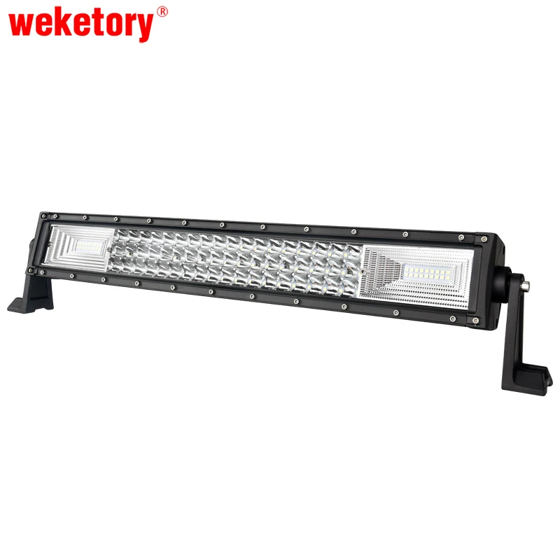 

weketory 22 inch LED Bar Rated 270W Actual 107W LED Work Bar Light for Tractor Boat OffRoad 4WD 4x4 Truck SUV ATV Driving 12V