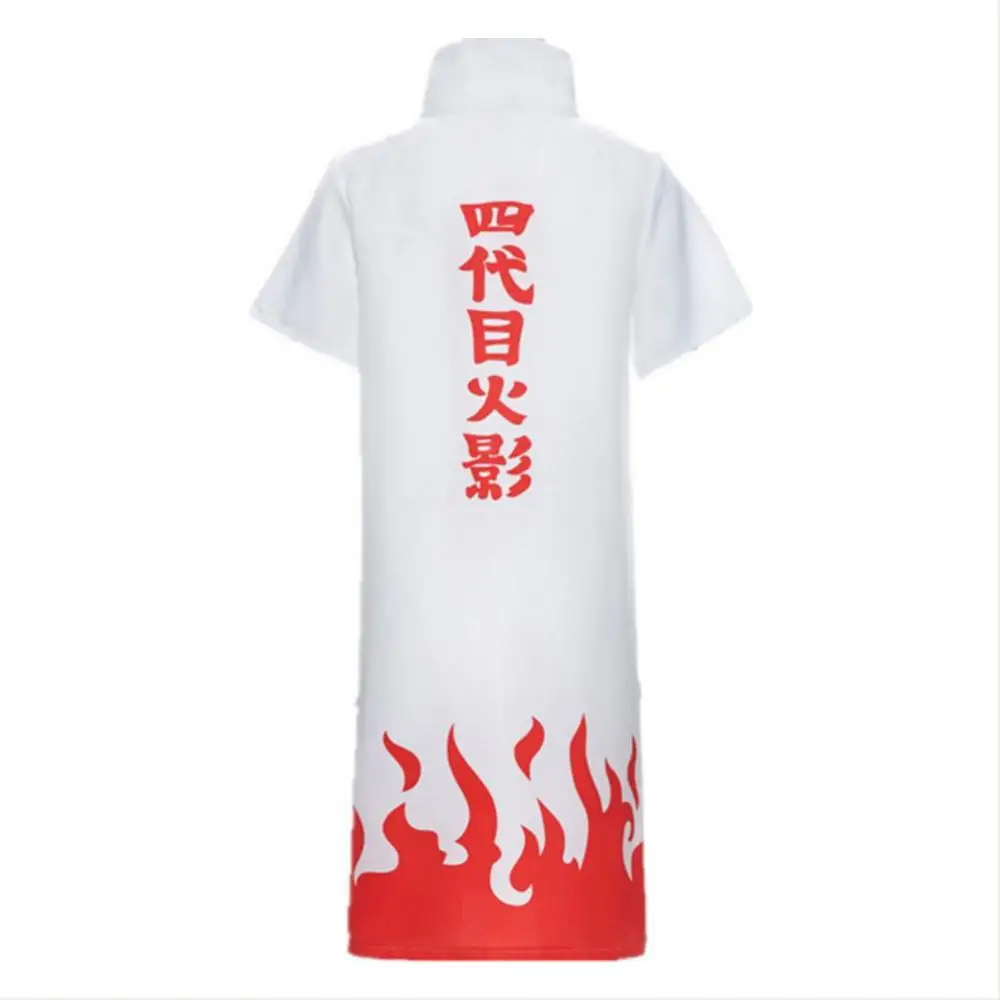 

Children Naruto Cosplay 4th Yondaime Hokage Namikaze Minato Cloak Costume Kids Fancy Dress for Halloween Carnival Party