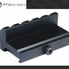 Векторная оптика 45 градусов офсетная Пикатинни и Вивер аксессуар 20 мм рейка Черный подходит для прицелов и фонариков и лазеров