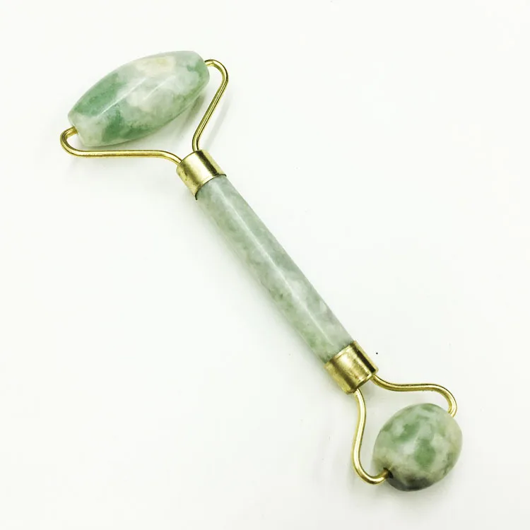 Продажа Jade ролл массажер зеленый природа лица здоровая красота макет головы шеи