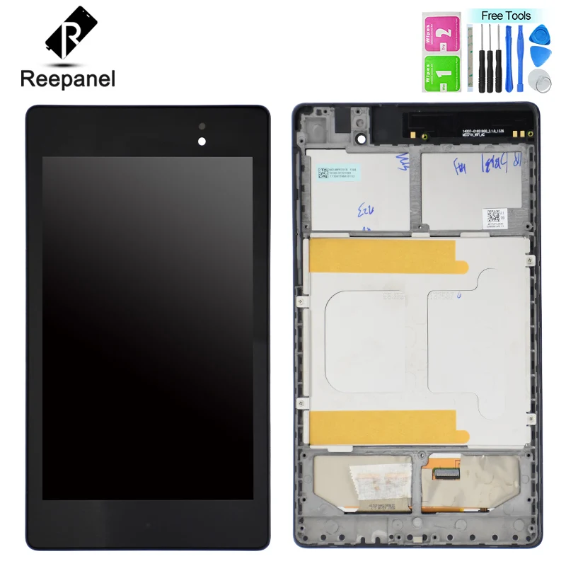 Для Asus Google Nexus 7 ME571 ME571K ME571KL ME572 ME572CL Новый ЖК-дисплей сенсорный экран + Замена рамки