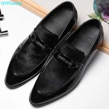 Patent Leather Men Loafers Fashion Suede Slip On Shoes Men Party And Prom Shoes Handmade Boat Shoes Men's Dress Flats Patent Leather Men Loafers Fashion Suede Slip On Shoes Men Party And Prom Shoes Handmade Boat Shoes Men's Dress Flats