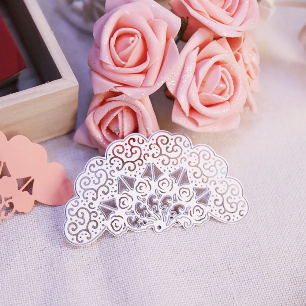 

DIY Flower Baubles Metal Cutting Dies Scrapbooking Cards Making Embossing Folder Greeting Card Stencils Decoration clear stamps