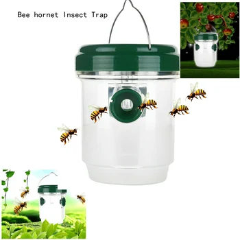 

Outdoor Bee Hornet Trap Catcher LED Solar Powered Reusable Insect Catcher Insect Mosquito Killer For In Tree Flying