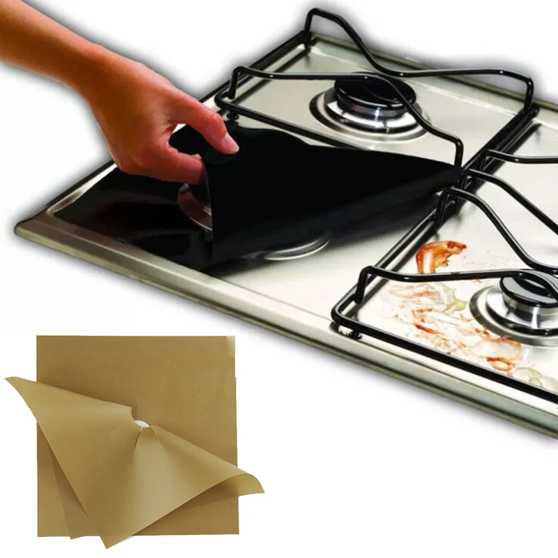 

2019 Beige Gas Stove Pad Kitchen High Temperature Stovesurfaceprotection for Tools Drop Shipping