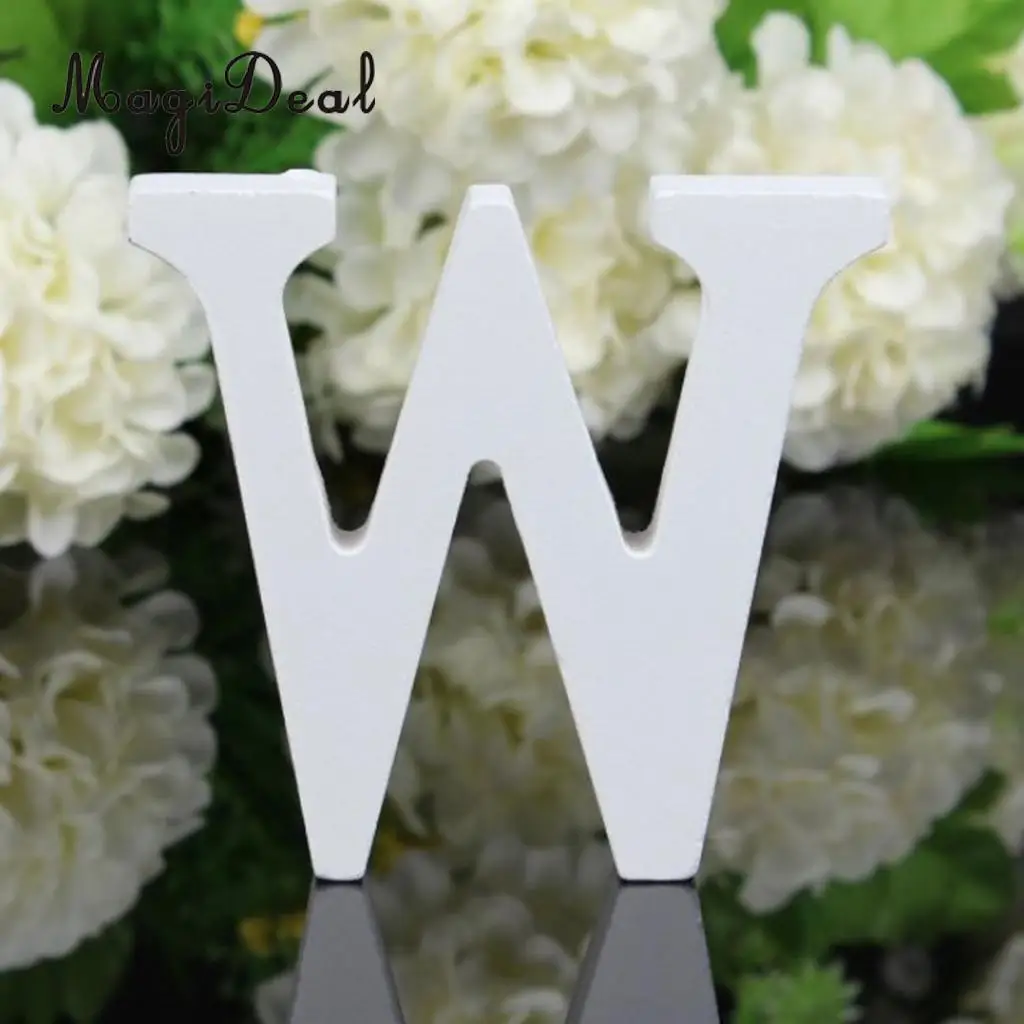 DIY Wooden Alphabet Letters Sign Plaque Wall Art Hanging Decor Decal Wedding Baby Shower Party DIY Decoration