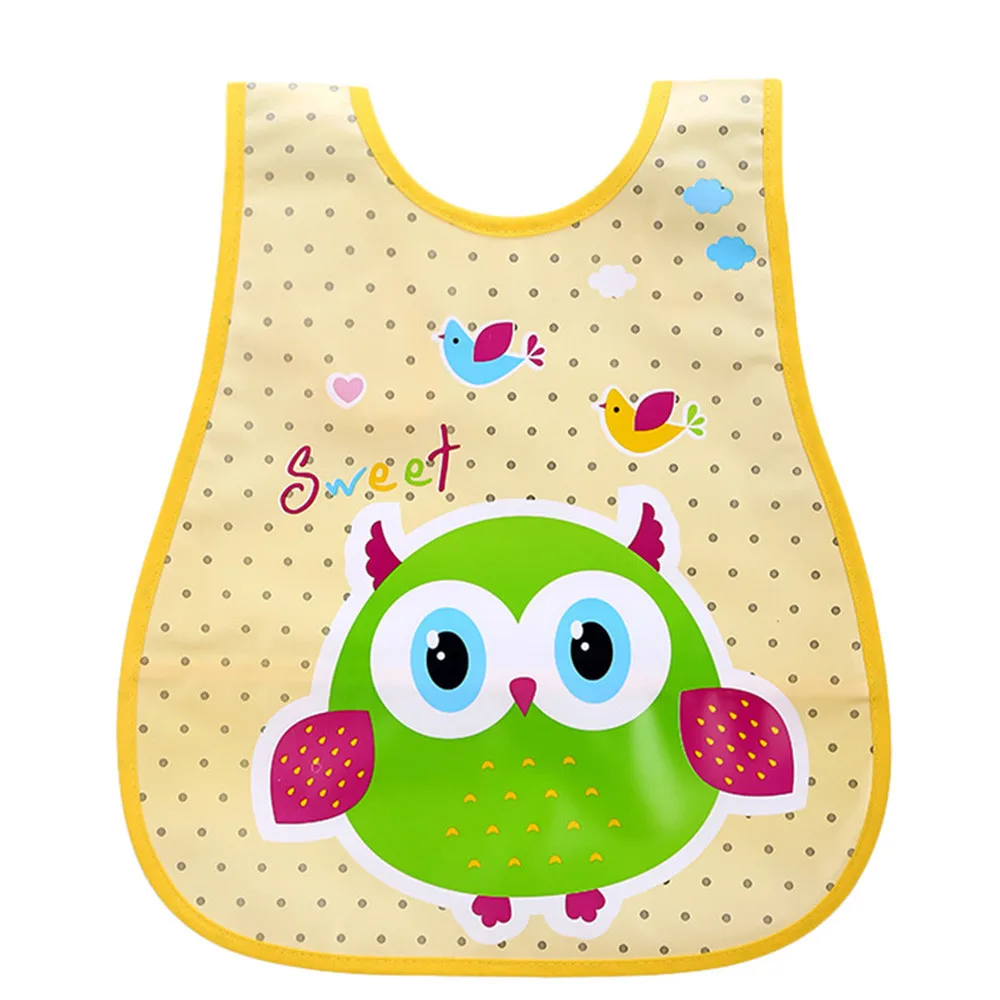 MUQGEW Mouth To Baby Cloth Baby Waterproof Cute Kid Infant Bibs Baby Soft Cartoon Bib Waterproof Saliva Dripping Bibs