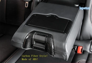 

Lapetus Rear Row Armrest Box Decoration Frame Cover Trim 1 Piece Fit For Audi Q5 2018 2019 2020 ABS Matte / Carbon Fiber Style