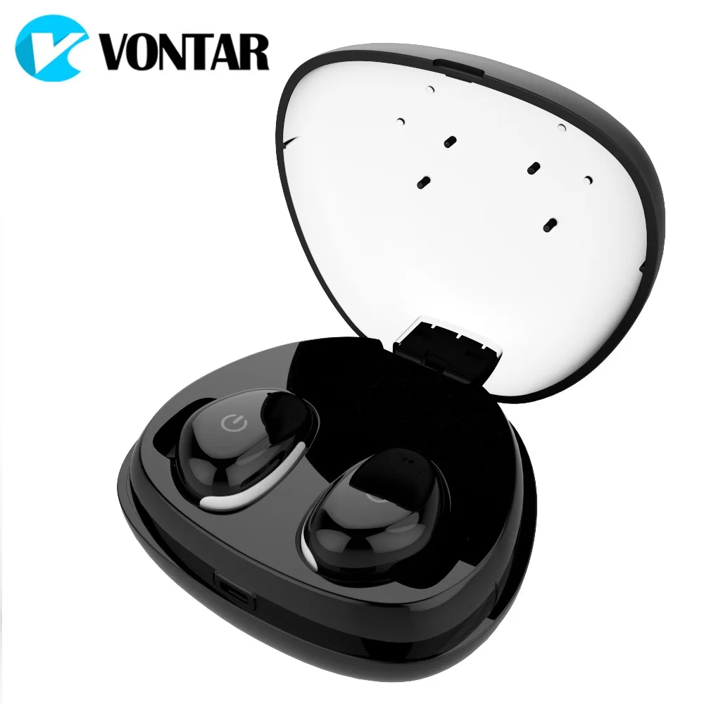 Беспроводные наушники VONTAR I8S TWS сенсорные с Bluetooth чехлом для аккумулятора