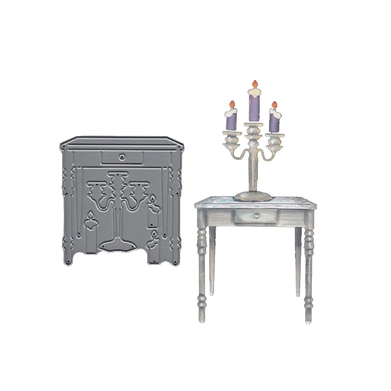 

Retro Candlestick Metal Cutting Dies For DIY Scrapbooking Embossing Paper Cards Making Decorative Crafts Supplies New 2019 Dies