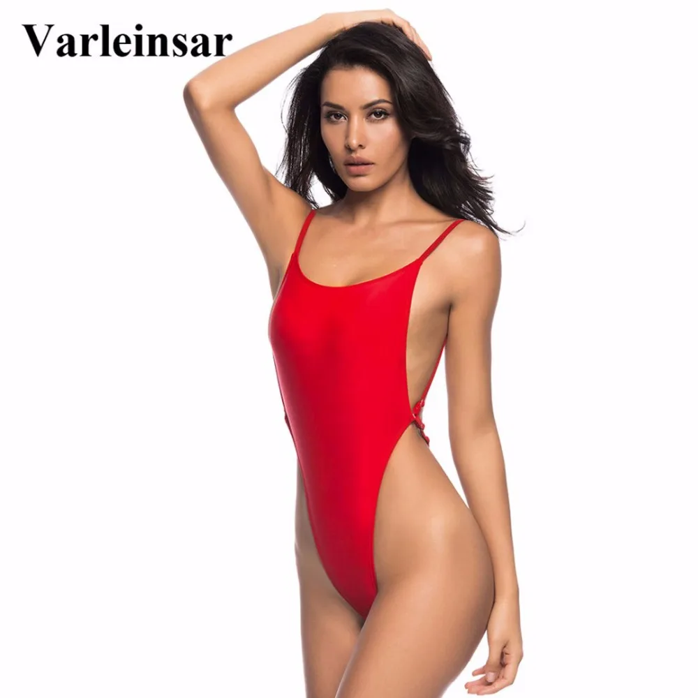 red thong bathing suit