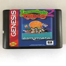 Lemmings 2 племена игровой картридж новейшая 16 бит игровая карта для sega Mega Drive/Genesis системы