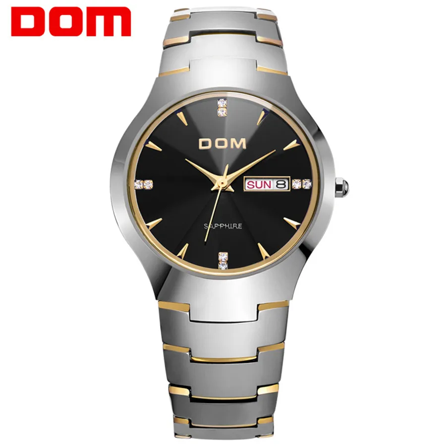 DOM Watch Men Tungsten Steel Luxury Top Brand Wrist 30m Waterproof Business Quartz watches Fashion Casual sport 2017 DOM Watch Men Tungsten Steel Luxury Top Brand Wrist 30m Waterproof Business Quartz watches Fashion Casual sport 2017