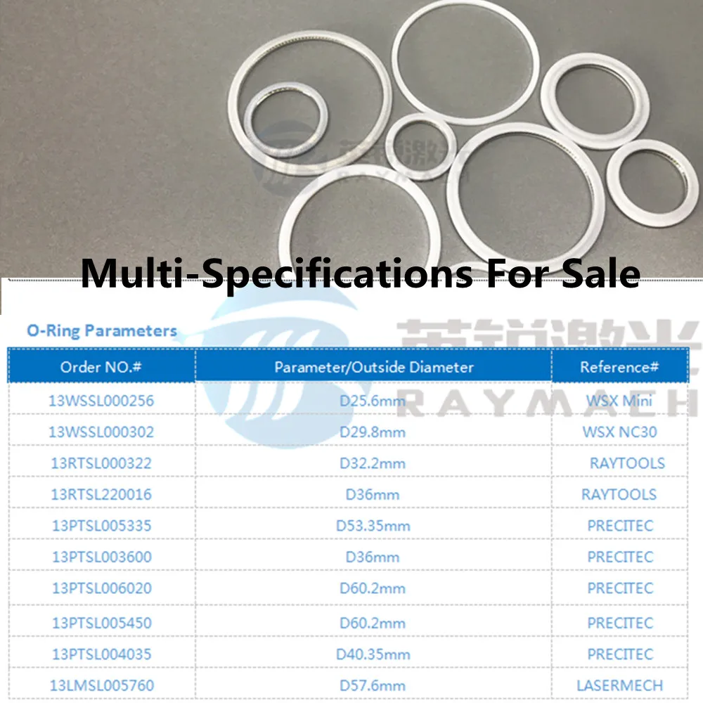 Уплотнительное кольцо Волокна Лазерная Запчасти Dia.29.8mm/25,6 мм используется для WSX волокна глава 30*5/25,4*4 мм защитные окна