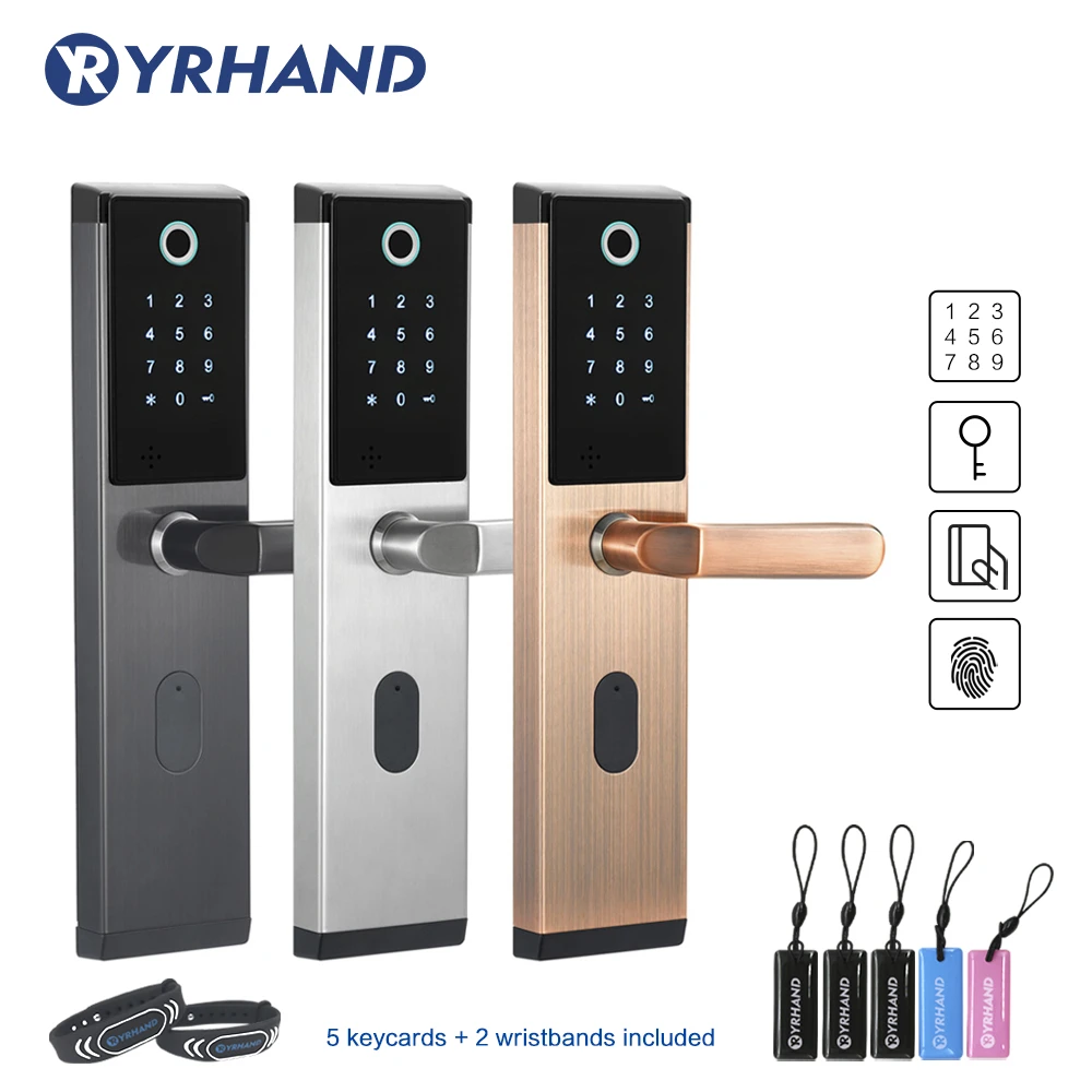 YRHAND Smart Keypad Home Electronic Keyless Password Pin Code Digital Door Lock YRHAND Smart Keypad Home Electronic Keyless Password Pin Code Digital Door Lock