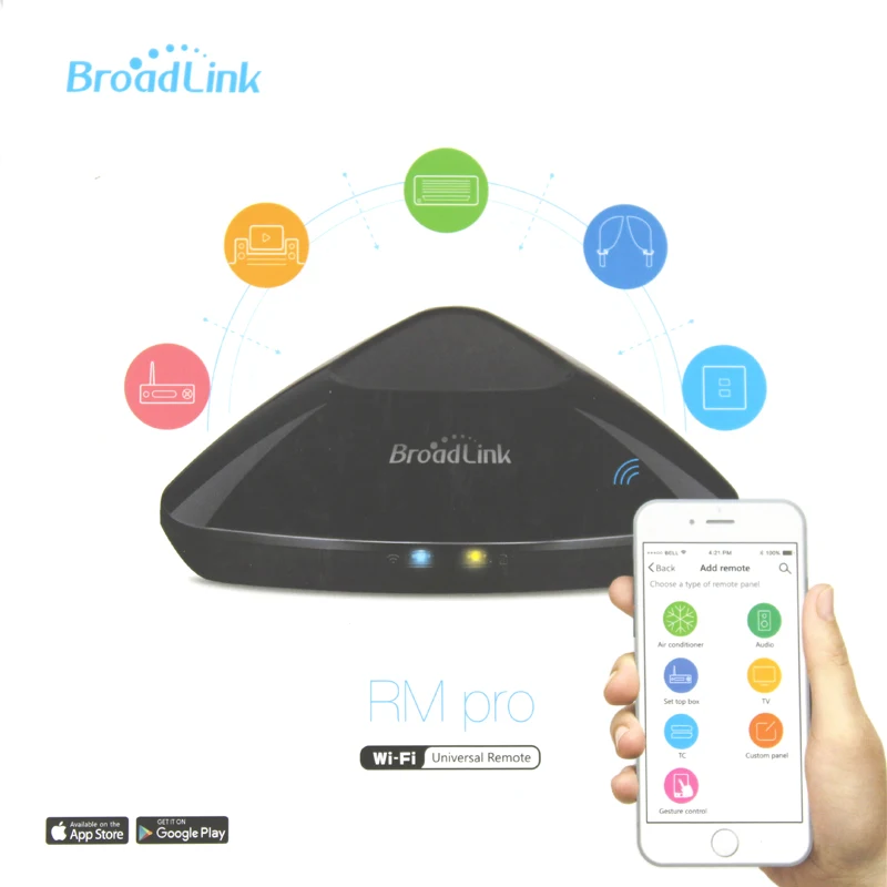 Broadlink RM2 RM PRO Smart Home Automation Module Wireless WiFi IR RF Universal Remote Control switch via Internet IOS Android