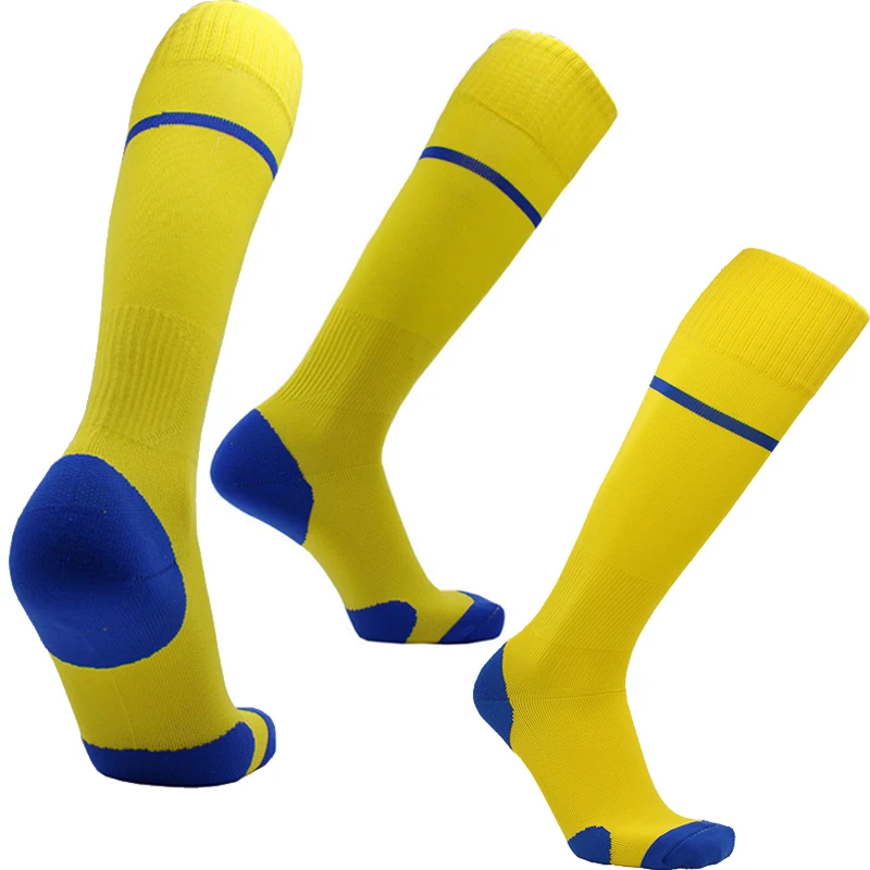 Высококачественные мужские носки полотенца Высокие Дышащие длинные носки Модные профессиональные спортивные нескользящие носки с