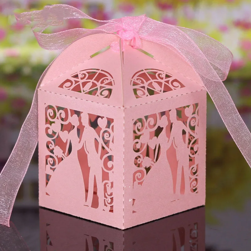 50 шт./набор конфетные коробки в виде сердца|laser cut|box weddinggift candy box |