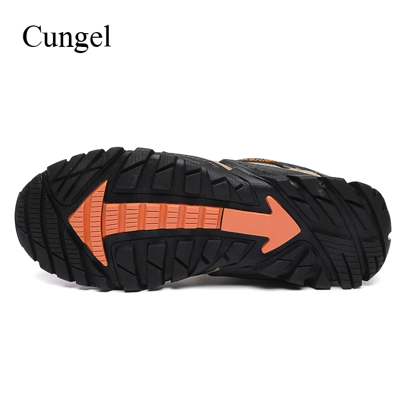 Cungel Outdoor trekking Hiking shoes Sneakers Men Spring/Summer breathable anti-skid soft Mesh shoes Mountain climbing shoes