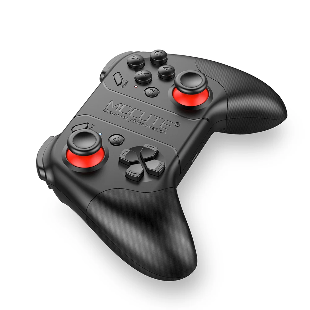 MOCUTE 053 беспроводной Bluetooth игровой контроллер портативный HandheldGamepad джойстик для Android iOS с держателем смартфона 053